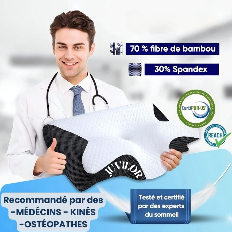 OrthoDream™ 🌙 - Oreiller orthopédique