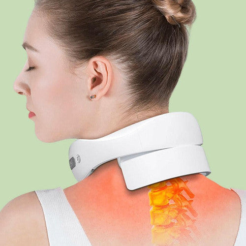 Relaxia™ - Masseur de Cou à Impulsions Rechargeable