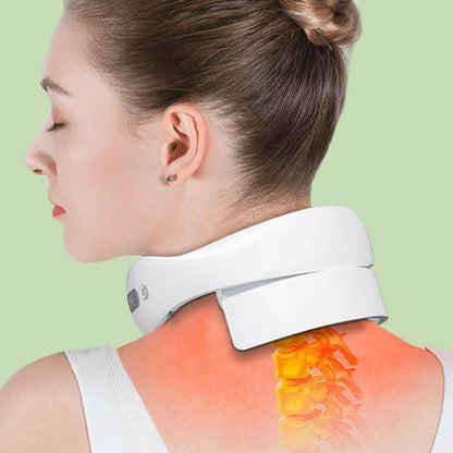 Relaxia™ - Masseur de Cou à Impulsions Rechargeable