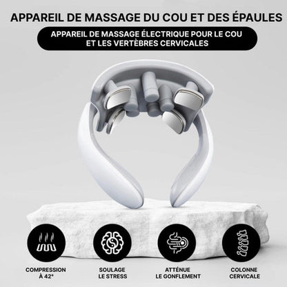 Relaxia™ - Masseur de Cou à Impulsions Rechargeable