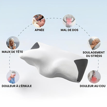 OrthoDream™ 🌙 - Oreiller orthopédique