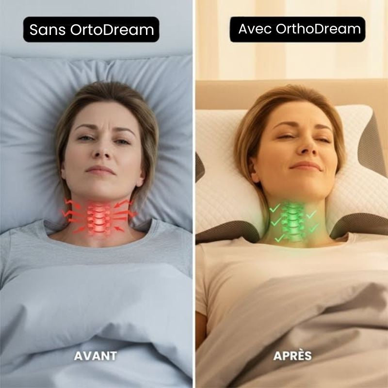 OrthoDream™ 🌙 - Oreiller orthopédique